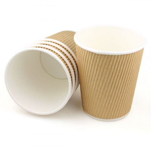 كوب كرفت مموج شد 1000 حبة مع بدون غطاء