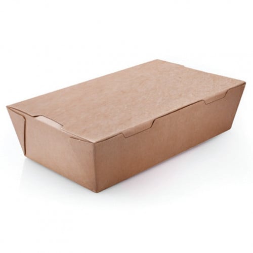 علب ورق كرافت بالغطاء متصل 66 مقاس 150*100*45 سم   شد 200 حبة