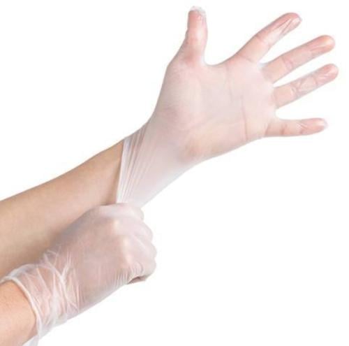 كفوف فانيل شفاف شد 1000 حبة