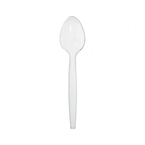 ملعقة بلاستيك شفاف VIP شد 1000 حبة