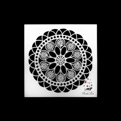 270 - ورق استنسل زخرفة  13سم * 13سم