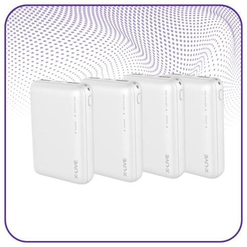 4 بطاريات x-live بقوه 10 الف