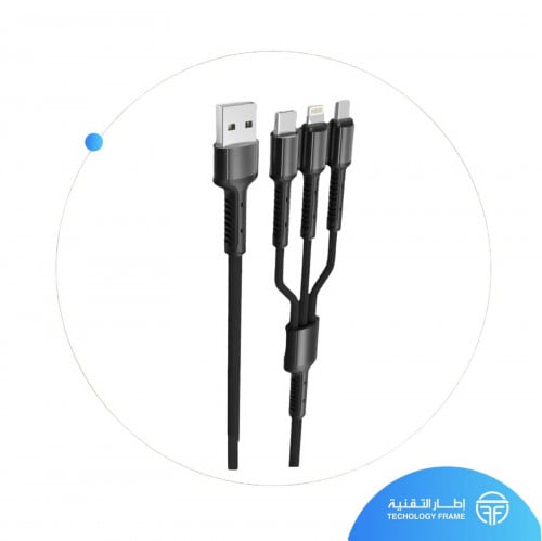 كيبل 1في3 USB/PAVARAL