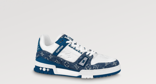 Louis Vuitton Trainer Low Monogram Denim