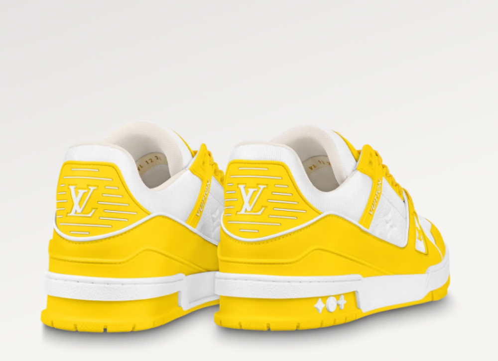 LV Trainer - Yellow Monogram Denim