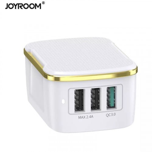 شاحن جداري 3 منافذ joyroom | قدرة 30W.