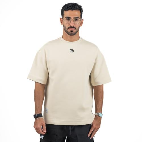 beige T-shirt Oversize