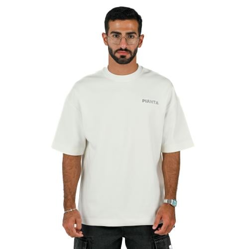 white T-shirt Pianta Oversize