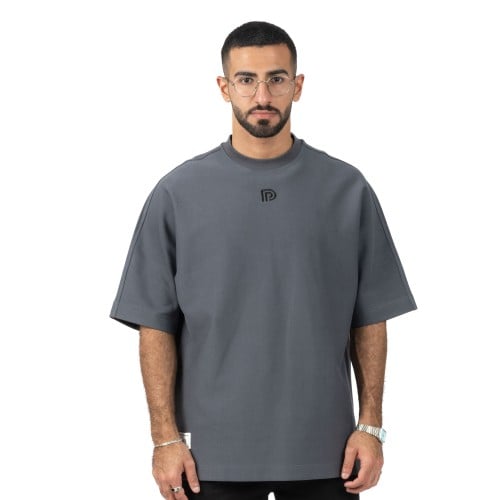 Dark gray T-shirt Oversize