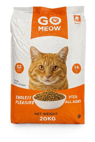 جو ميو طعام جاف للقطط بنكهة الدجاج – 20 كجم
