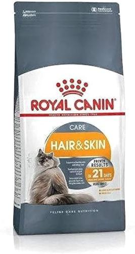 رويال كانين طعام جاف للعناية بالفرو والجلد للقطط – 2 كجم