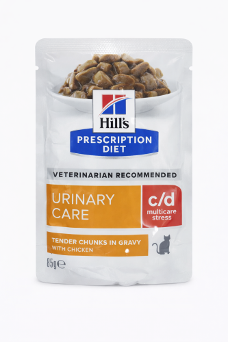 هيلز C/D مالتي كير ستريس طعام رطب للقطط – 85 جم
