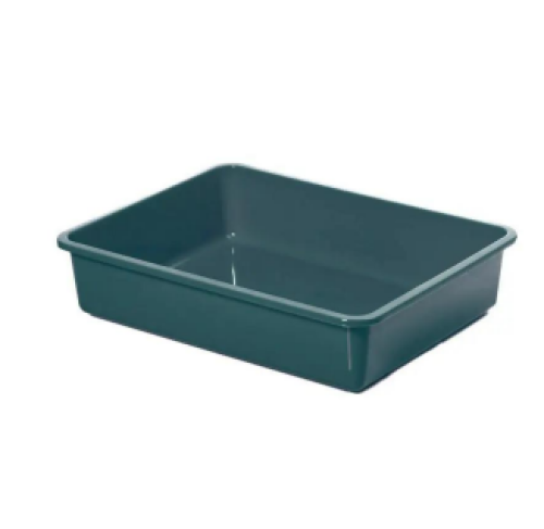 لتر بوكس مفتوح كبير للقطط 43 × 33 × 9 سم