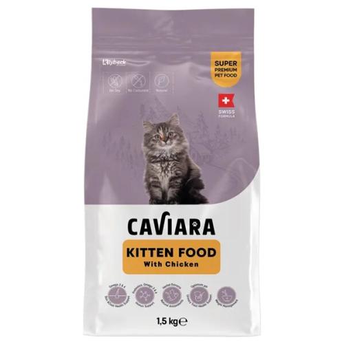 كافيارا طعام جاف للقطط الصغيرة بالدجاج – 1.5 كجم