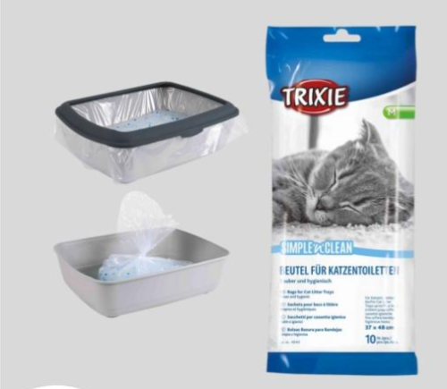 SIMPLE N CLEAN BAGS FOR LITTER TRAYS M 10 PCS