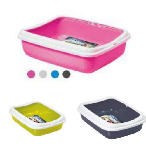 لتر بوكس مفتوح للقطط والكلاب 43 × 34 × 11 سم