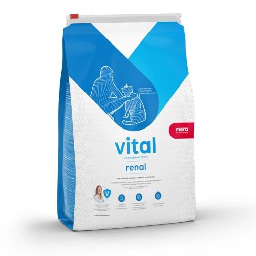 ميرا  فيتال طعام جاف للقطط البالغة لحل مشاكل الكلى - 750 جم