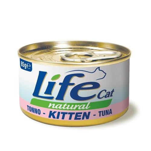 لايف كات طعام معلب للقطط الصغيرة – تونة 85 جم