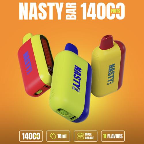 سحبة ناستي 14000 سحبة 50نوكتين - NASTY D14Ki 14000 PUFFS 50mg