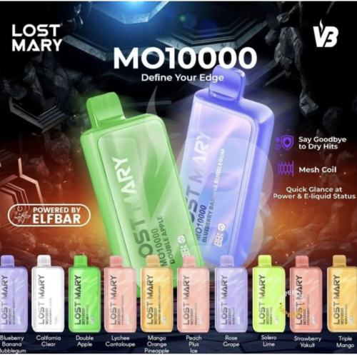 سحبة لوست ماري 10000 سحبة -  Lost Mary MO10000 Puffs 50mg