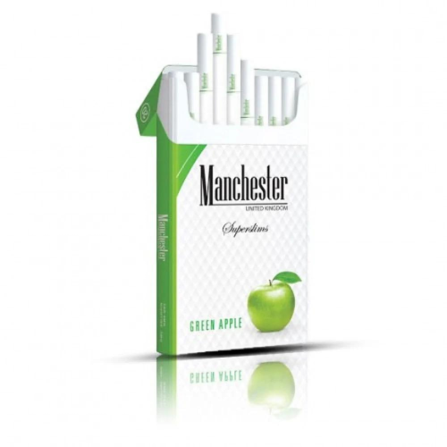دخان مانشستر تفاح اخضر - CIGARETTES MANCHESTER GREEN APPLE