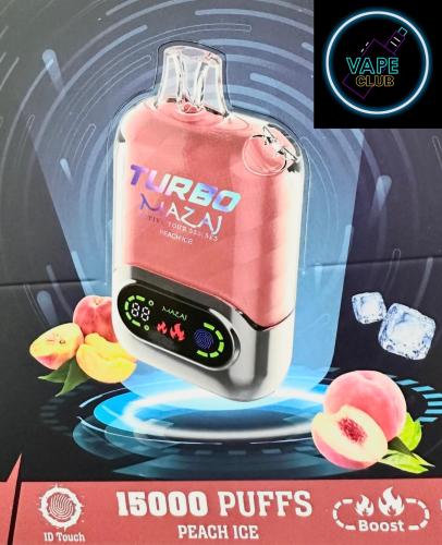 سحبة مزاج تيربو 15000 سحبة 50نوكتين - MAZAJ TURBO 15000 pufss 50mg