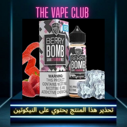 نكهة فيقود فرولة بومب ايس 3نوكتين -VGOD strawberry bomb ice