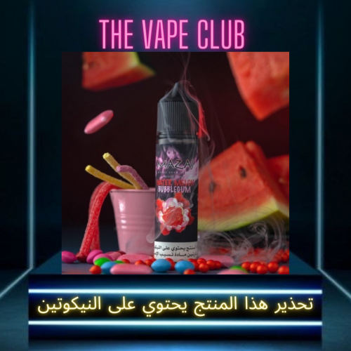 نكهة مزاج بطيخ ببل قم 3نوكتين - Watermelon Bubble Qom