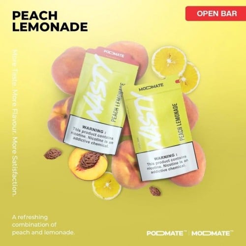 نكهة ناستي خوخ ليمون 6نوكتين - nasty peach lemonade