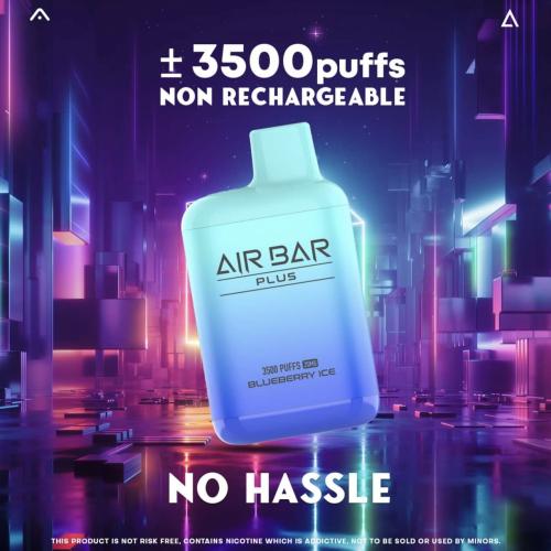سحبة اير بار بلس 3500 سحبة 20نوكتين - AIR BAR PLUS 3500 PUFSS 20mg