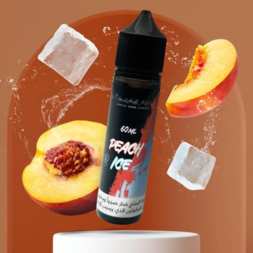 نكهة مزاج خوخ ايس 3نوكتين - MAZAJ PEACH ICE 3mg