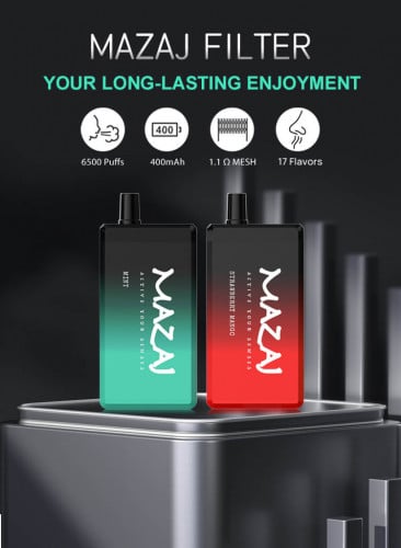 مزاج فلتر  6500 سحبة - Mazaj faltr 6500 puffs