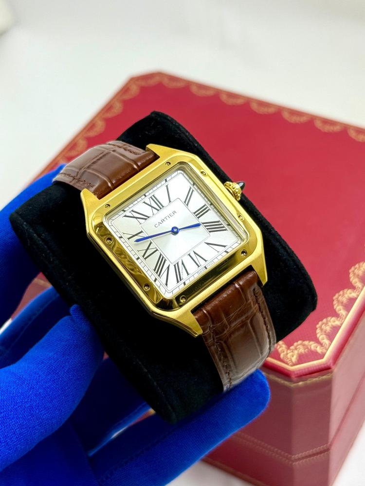 ساعة كارتير رجالية جلد فاخرة