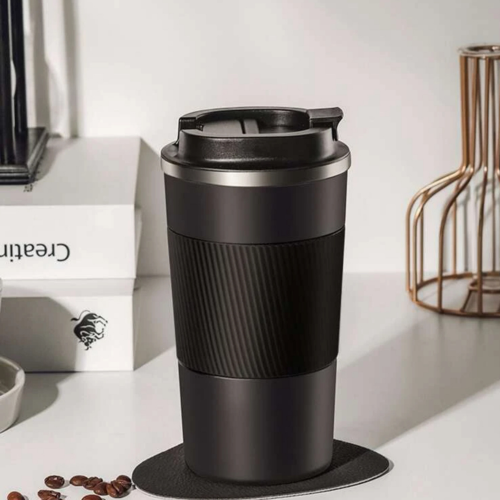 كوب حافظ للحرارة و البرودة - أسود 380ml