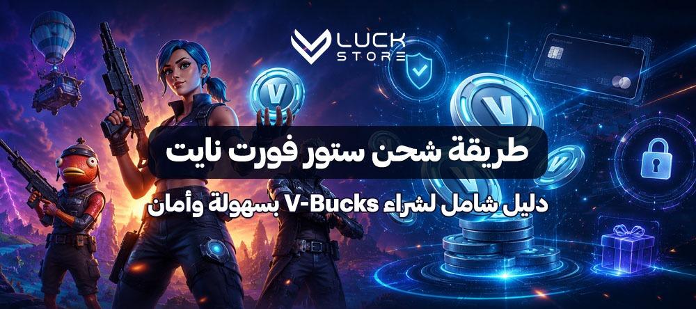 طريقة شحن ستور فورت نايت