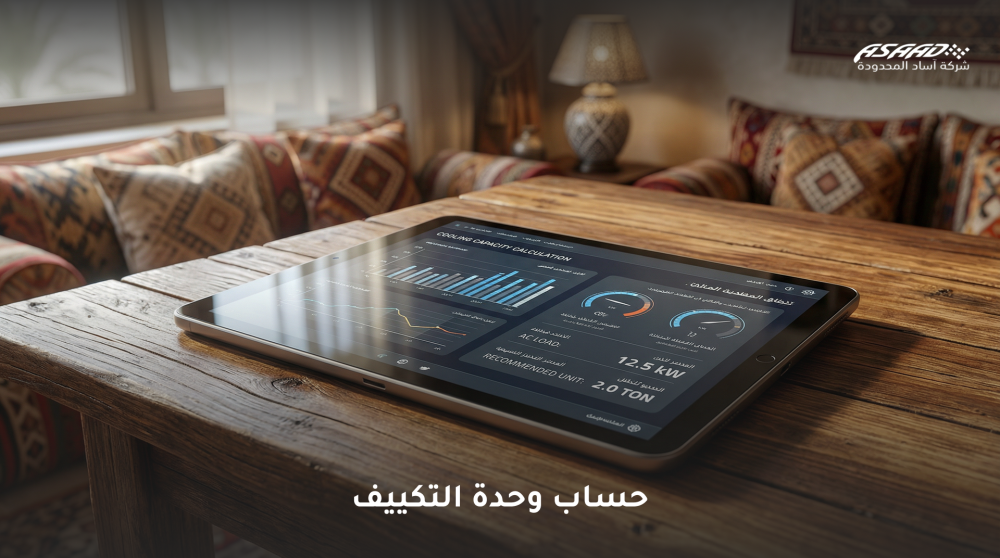 حساب وحدة التكييف