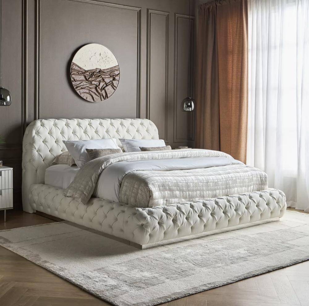 Fully upholstered bed - 180x200 cm