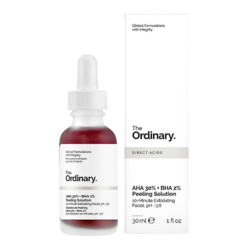 سائل وجه ذا اورديناري 30 مل مقشر من aha30% مع bha2% the ordinary aha 30   bha 2 peeling solution 30ml