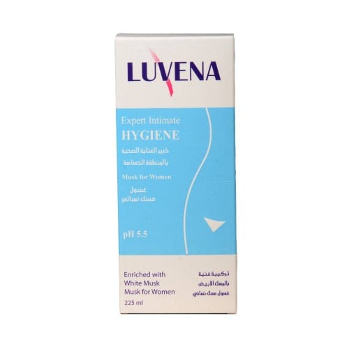 غسول نسائي لوفينا بالمسك الابيض 225 مل luvena expe...