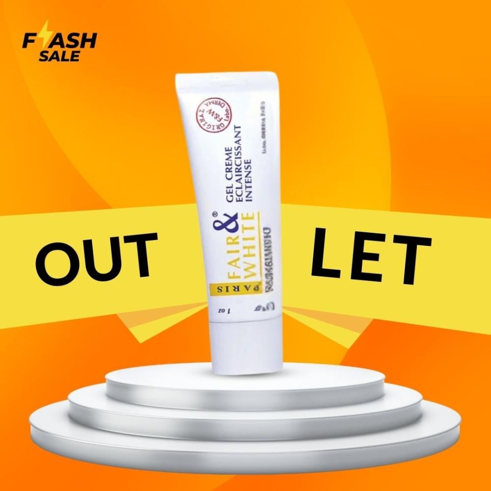 جل كريم بشرة فير اند وايت 30 جرام اوريجينال مبيض قوي للبشرة fair and white original whitening gel cream 30 gm