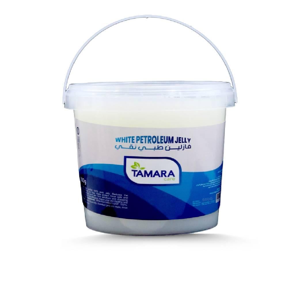 تماره فازلين طبي نقي 500 جرام tamara care white petroleum jelly 500 ml
