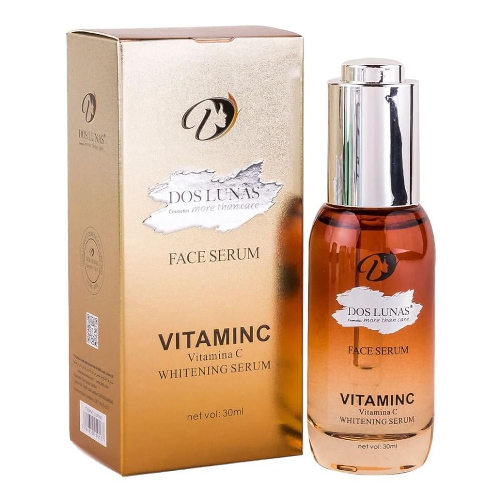 سيروم دوس لوناس فيتامين سي لتفتيح وترطيب الوجه 40 مل   dos lunas face serum vitamin c