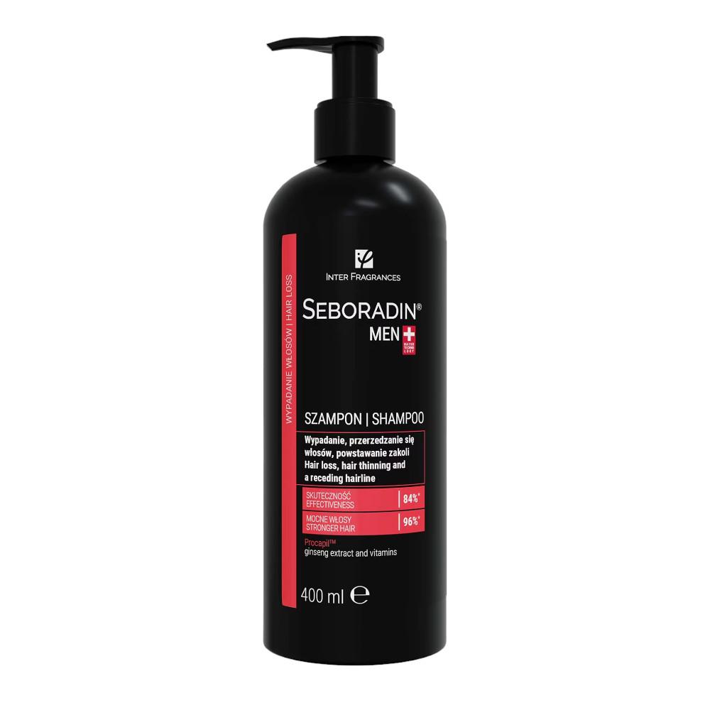 شامبو سيبورادين 400 مل لعلاج فراغات الشعر و للعناية بالشعر الضعيف للرجال seboradin men shampoo 400 ml
