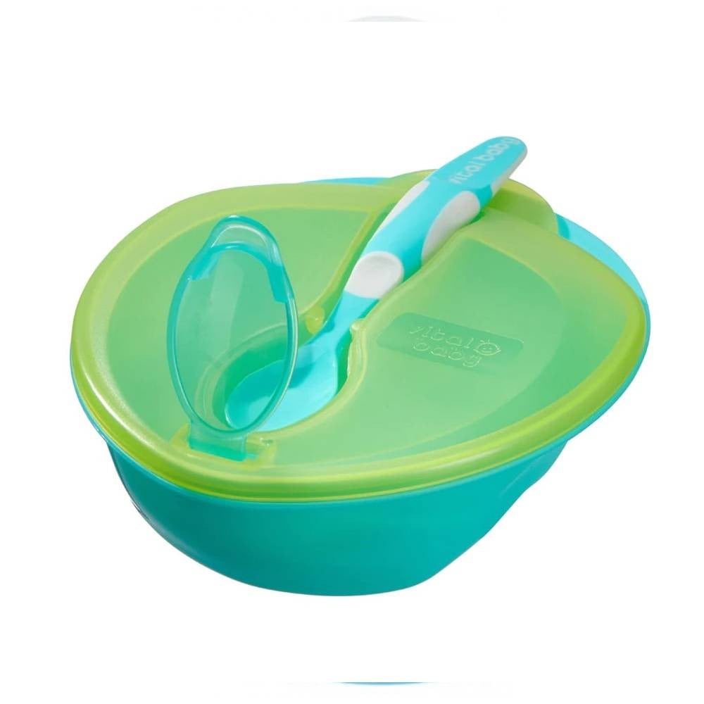 مجموعة تغذية فيتال بيبي نورش سكوب للاطفال vital baby nourish scoop feeding set