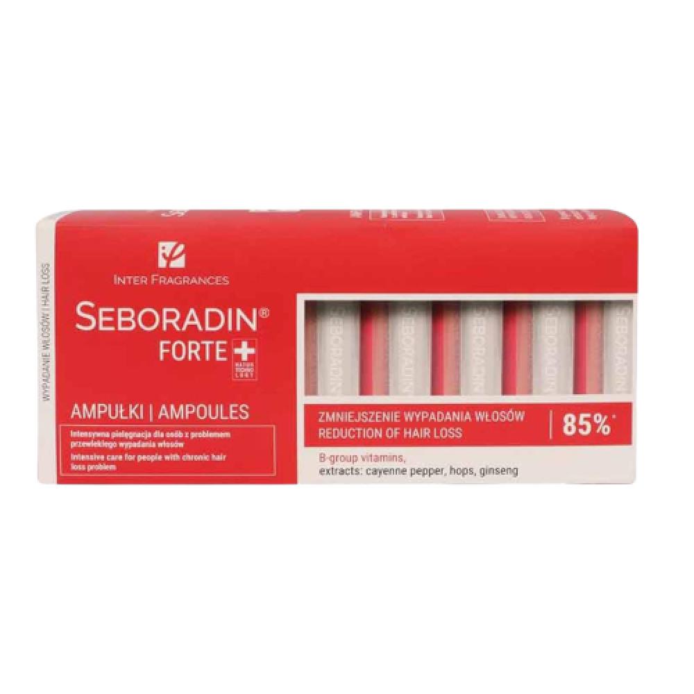 أمبولات سيبورادين 14*5.5 مل للعناية بالشعر المتساقط  seboradin forte ampoules-excessive treatment against chronic hair loss And thinning 14*5.5 ml