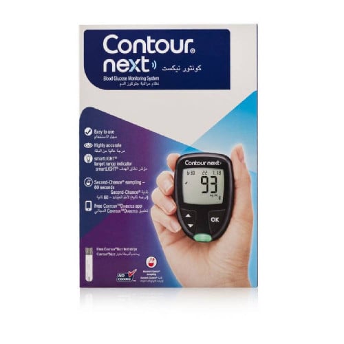 عرض خاص جهاز قياس السكر في الدم كونتور نيكست بدون...