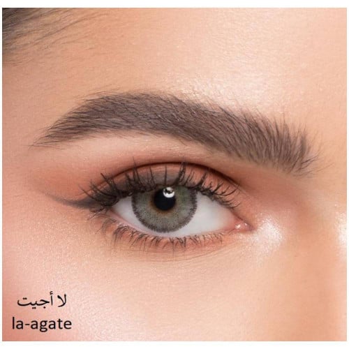 ناتشورل عدسات شهرية ال اجيت lenses core la agate