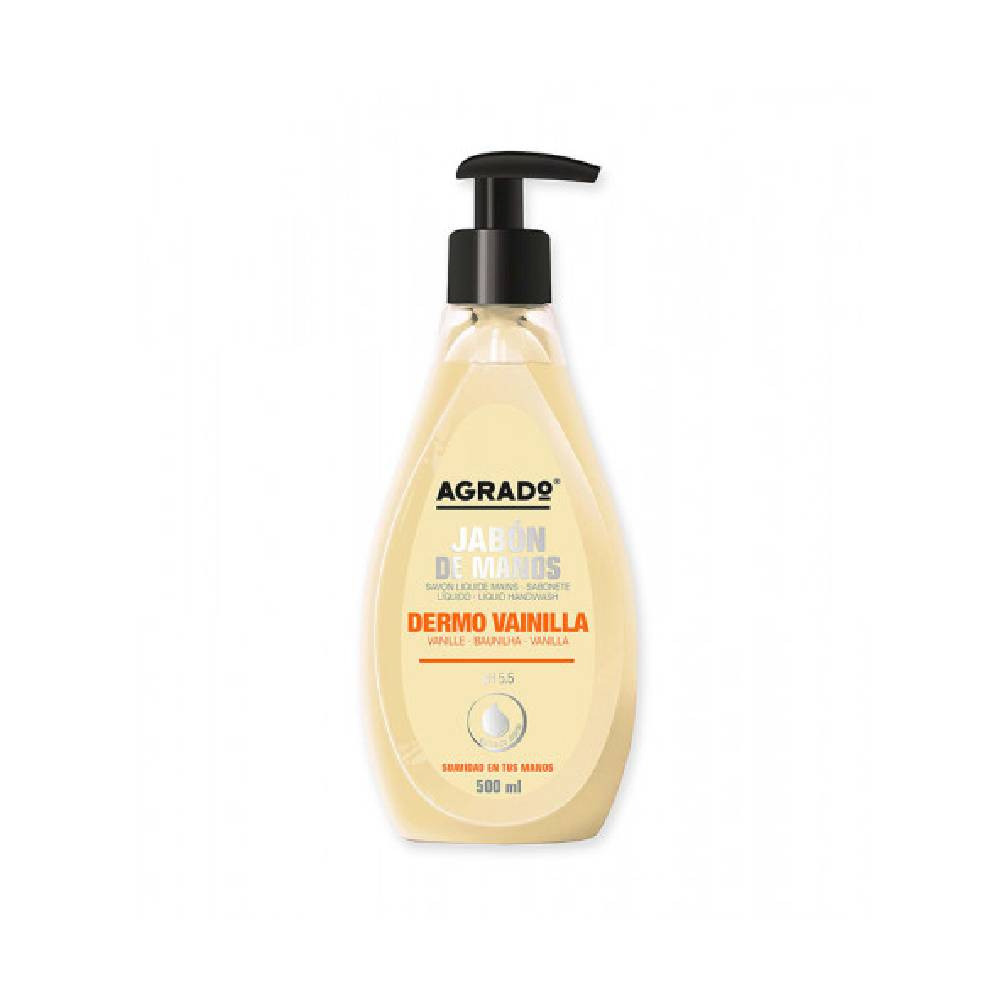 صابون يدين اجرادو بالفانيلا 500 مل agrado - dermo vanilla hand soap 500 ml