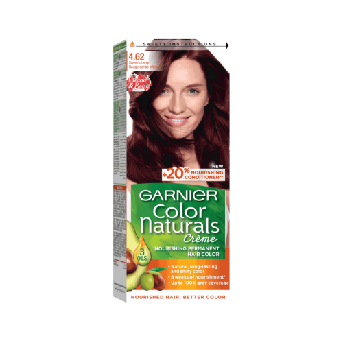 صبغة شعر غارنيه 4.62 أحمر كرزى عميق garnier color...