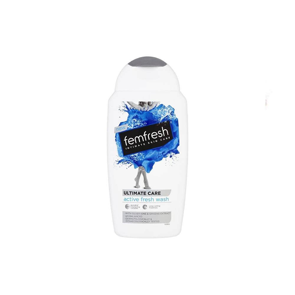 غسول فيم فريش 250 مل للمناطق الحميمية للنساء femfresh ultimate care active fresh wash
